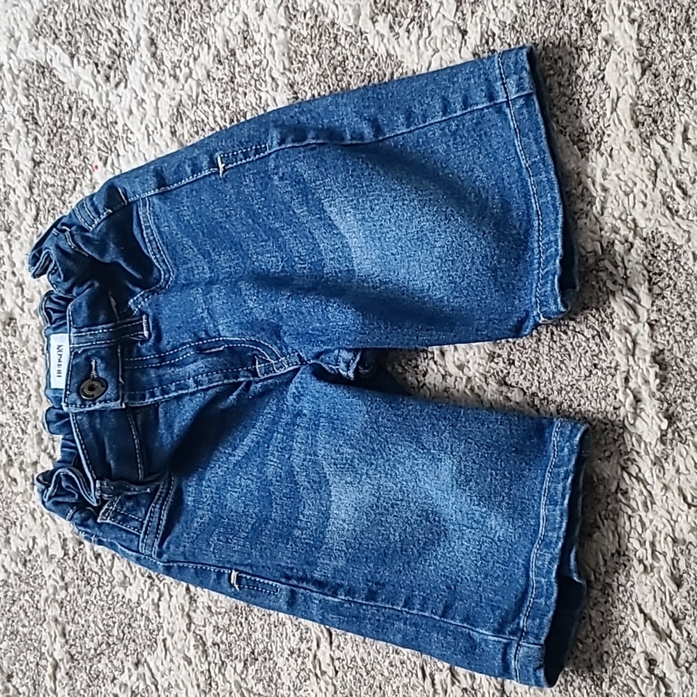 2 for $25 - Hudson Girls 2T Blue Jeans Shorts with Adjustable Waist